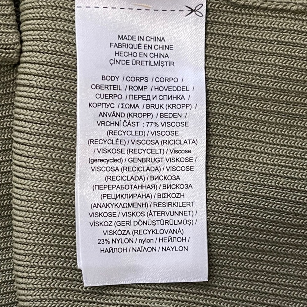 LAUREN RALPH LAUREN Black Label Rib-Knit Long-Sleeve Dress XL Olive Green‎ NEW - Picture 12 of 12